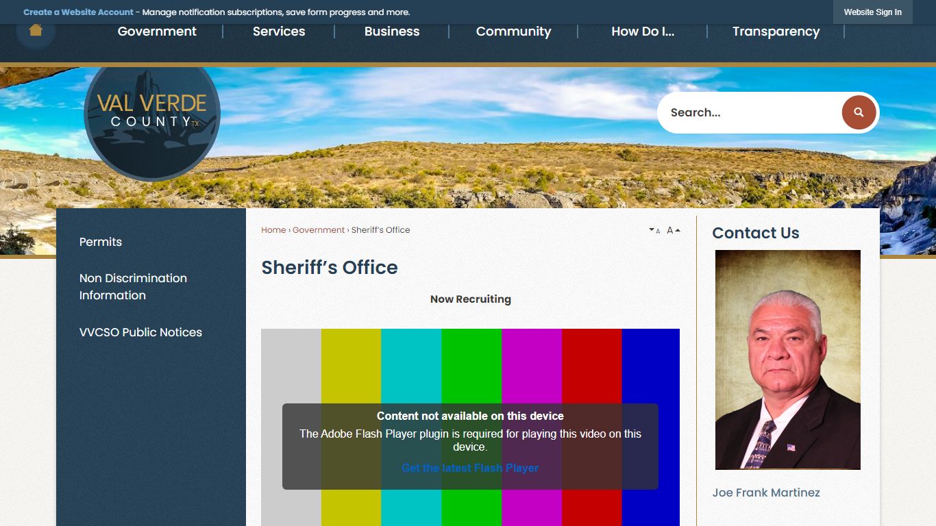 Sheriff’s Office | Val Verde County, TX